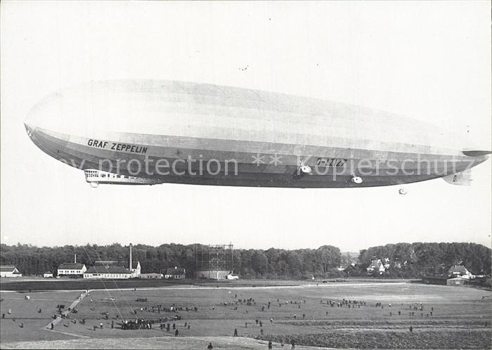 Zeppelin Luftschiff LZ 127  Graf Zeppelin Landun