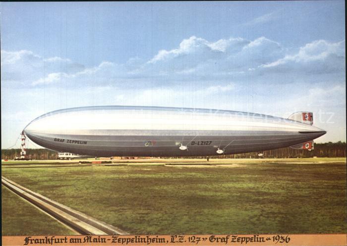 Zeppelin L.Z. 127 Graf Zeppelin 1936 Frankfurt a
