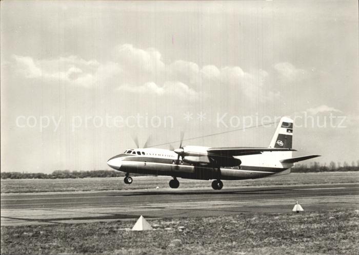Flugzeuge Zivil Interflug Turboprop AN-24