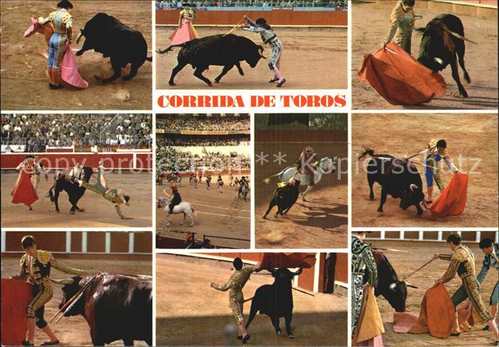 Stierkampf Corrida de Toros Banderillas Paseillo R