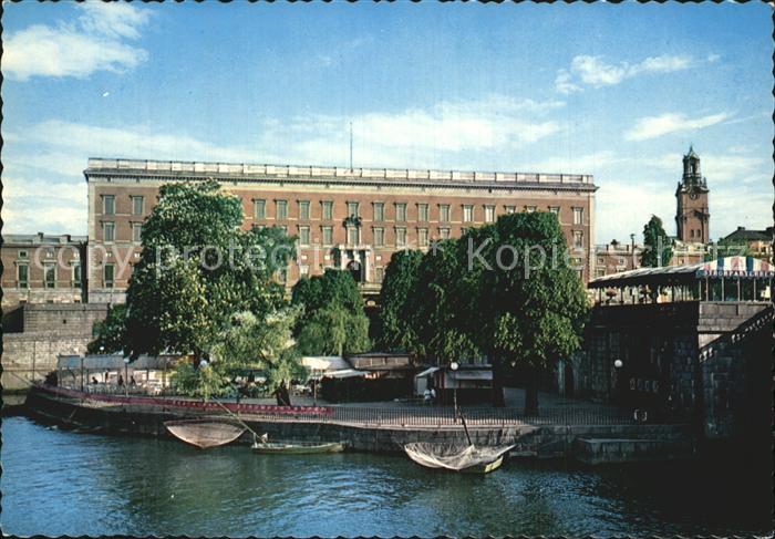 Stockholm Slottet med Stroemparterren