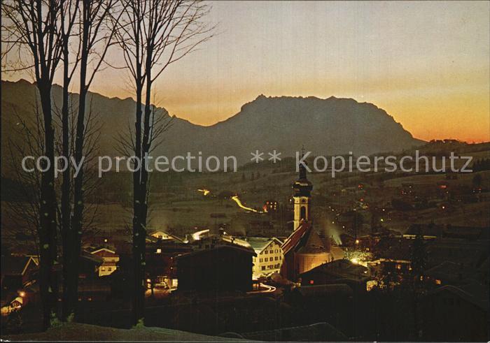 Reit Winkl Teilansicht mit Kaisergebirge