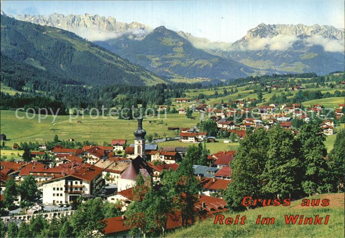 Reit Winkl mit Kaisergebirge