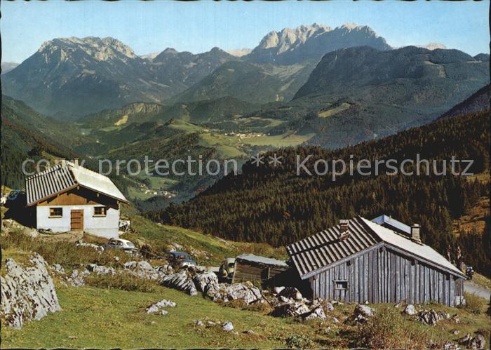 Landl Thiersee Ackeralm mit Kaisergebirge