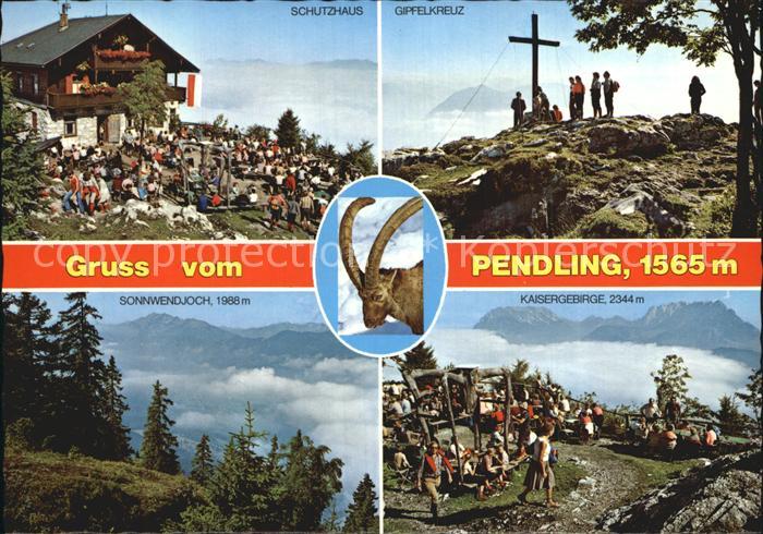 Thiersee Pendling Schutzhaus Gipfelkreuz Sonnwendjoch Kaisergebirge