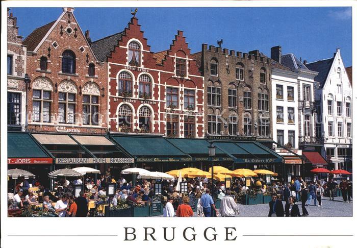 BRUGGE Bruges Belgie Marktplatz