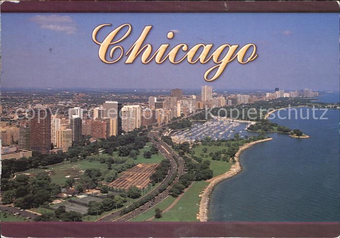 Chicago Illinois Lake Shore Drive Lake Michigan shoreline