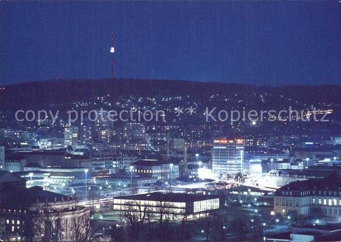 STUTTGART  CITY bei Nacht