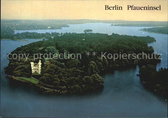 BERLIN  CITY Pfaueninsel Fliegeraufnahme
