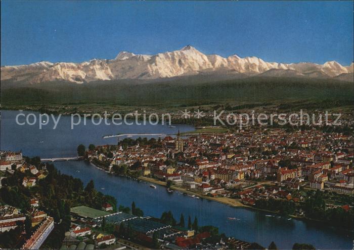 Konstanz Bodensee Fliegeraufnahme
