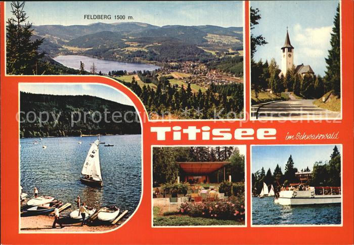 TITISEE Schwarzwald BW Feldberg Kirche Seeblick Kurkonzert Ausflugsschiff