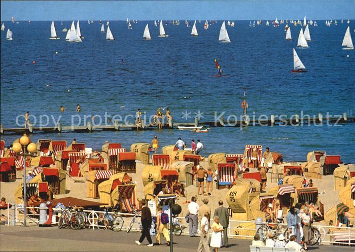 Travemuende Ostseebad Segelregatta Strandpartie Seebruecke