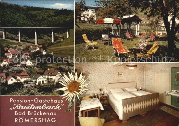 Roemershag Pension Gaestehaus Breitenbach Garten Gaestezimmer Autobahnbruecke