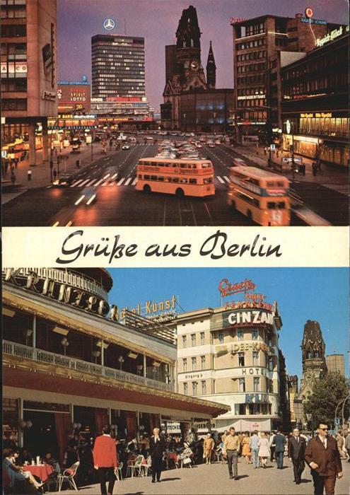 BERLIN CITY Gedaechtniskirche Europa Center Kranzler Eck