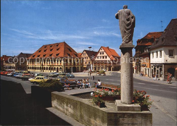 Lichtenfels Bayern Marktplatz Statue