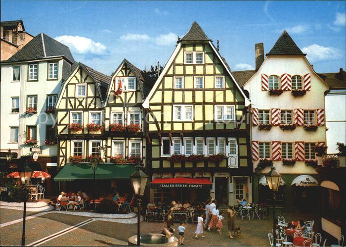 Linz Rhein Fachwerkhaeuser am Burgplatz