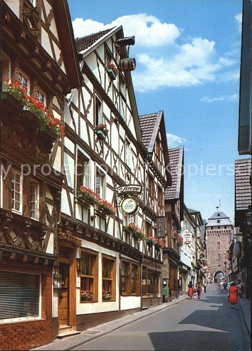 Linz Rhein Fachwerkhaeuser Neustrasse