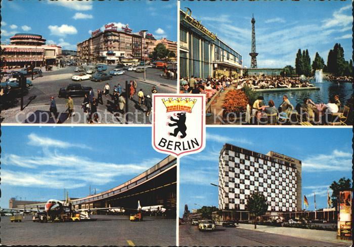 BERLIN  CITY Teilansicht Restaurant Flughafen Berlin Hilton