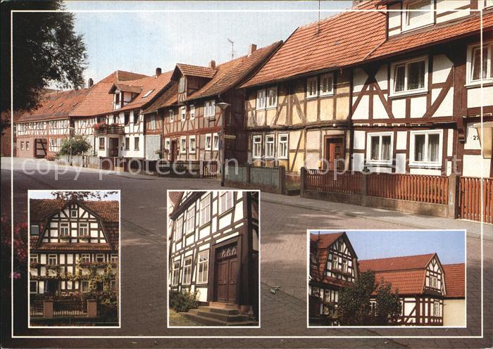 Schlitz Hessen Strassenpartie Fachwerkhaeuser
