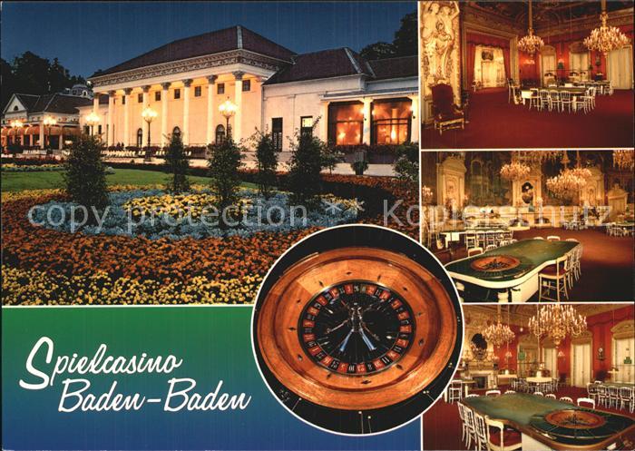 BADEN-BADEN BW Spielcasino Roulette Tische