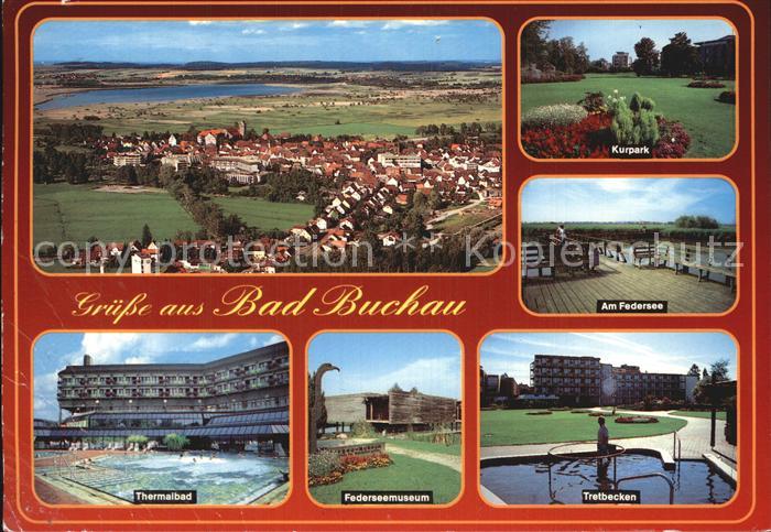 Bad Buchau Federsee Kurpark Tretbecken Federseemuseum