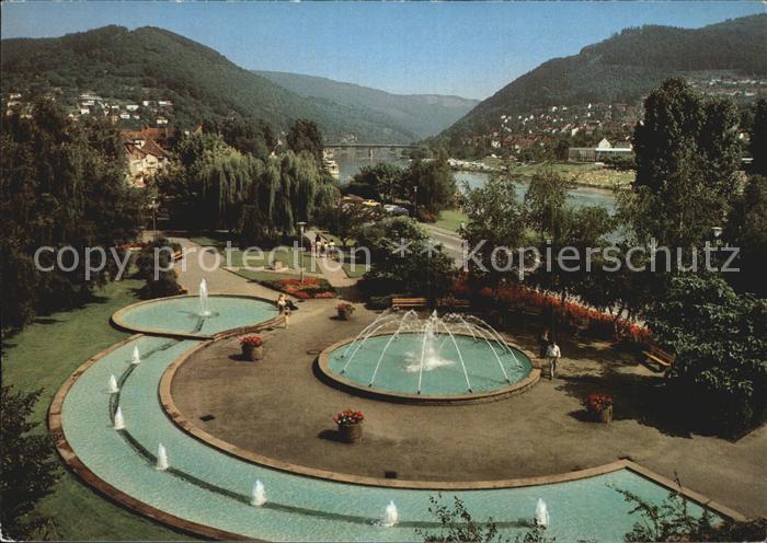 Eberbach Neckar Wasserspiele Kuranlagen