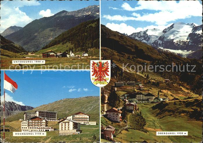 oetztal Tirol Untergurgl Obergurgl Hochgurgl