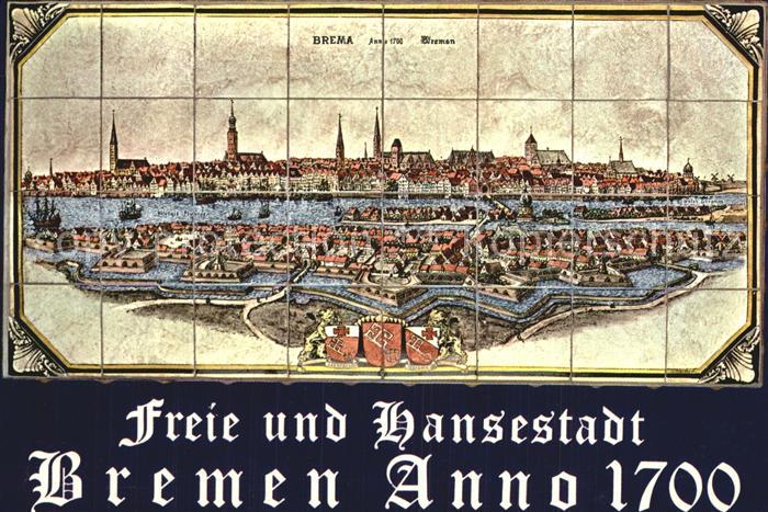 BREMEN  CITY Freie Hansestadt Anno 1700