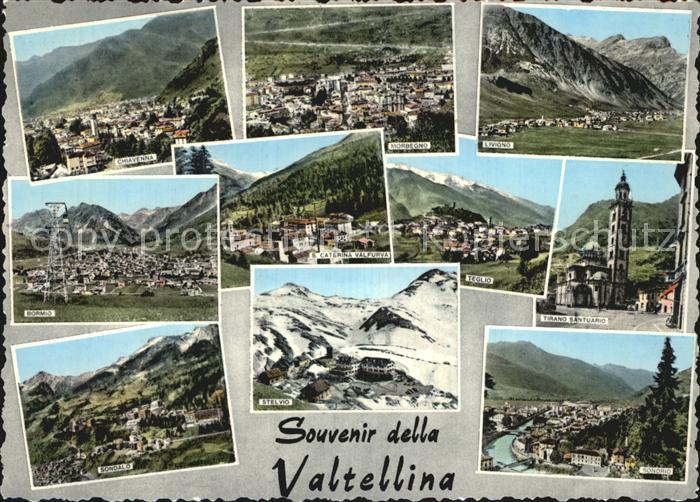 Sondrio Ricordo della Valtellina