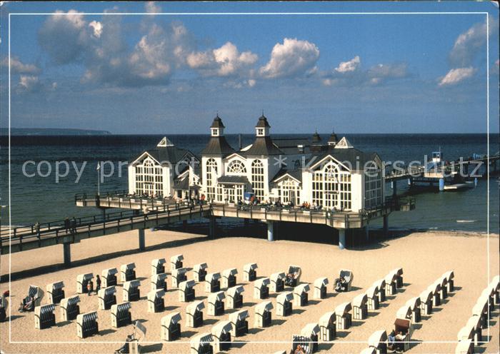Sellin Ruegen Seebruecke Strand
