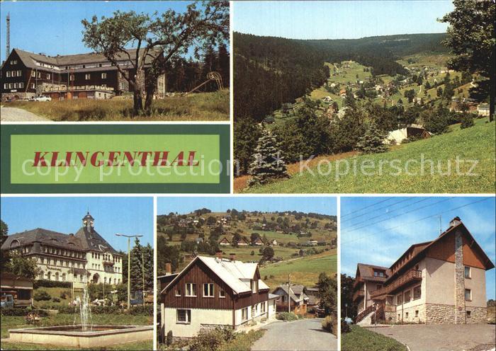 Klingenthal Vogtland Jugendherberge Klement Gottwald Rathaus Aschberg