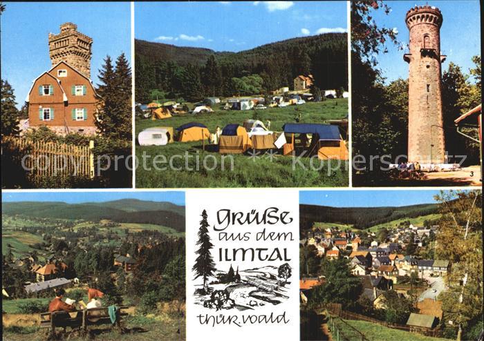 Ilmtal Hohe Warte Campingplatz Meyersgrund Stuetzerbach Manebach Kickelhahn