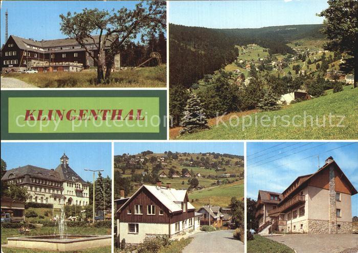 Klingenthal Vogtland Jugendherberge Klement Gottwald Rathaus Aschberg Ferienheim