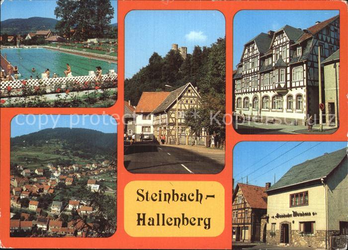 Steinbach-Hallenberg Schwimmbad Hallenburg Steinbacher Wirtshaus