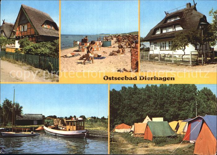 Dierhagen Ostseebad Campingplatz Strand Hafen