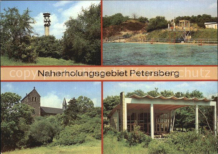 Petersberg Halle Fernsehturm Bergbad Klosterkirche Pavillon