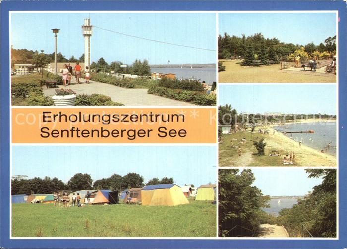 Senftenberg Niederlausitz Grosskoschen Strandpromenade Campingplatz