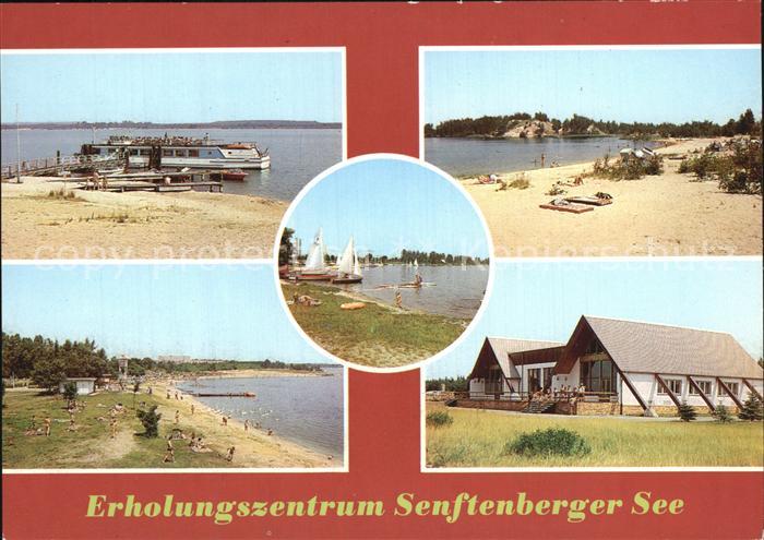 Senftenberg Niederlausitz Grosskoschen MS Glueckauf Niemtsch Strand