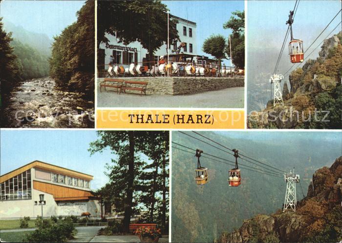 Thale Harz Bodetal Hexentanzplatz Bergstation Seilbahn