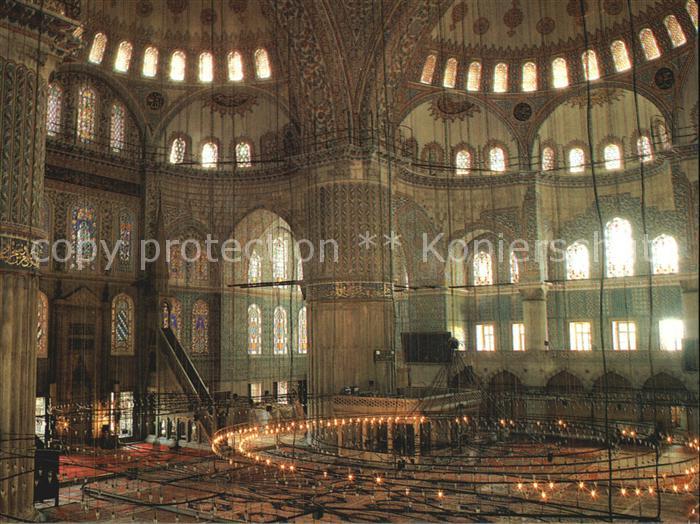 Istanbul Constantinopel Blaue Moschee innen