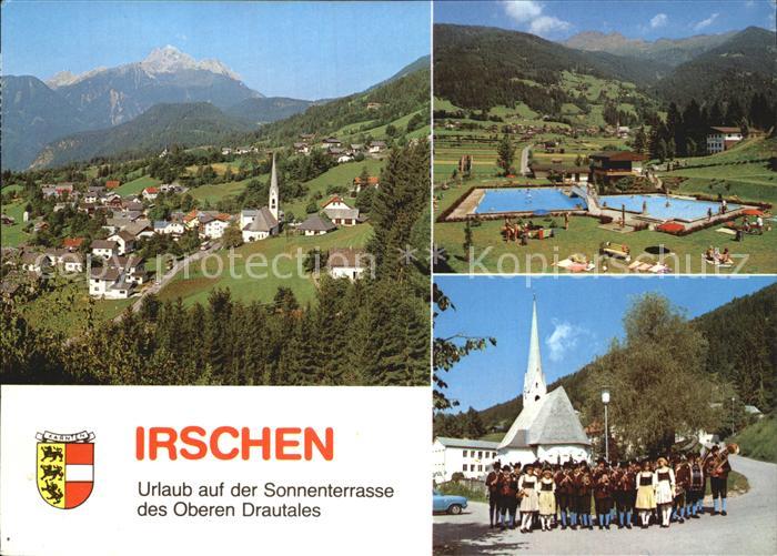 Irschen Kaernten Panorama Schwimmbad Musikverein