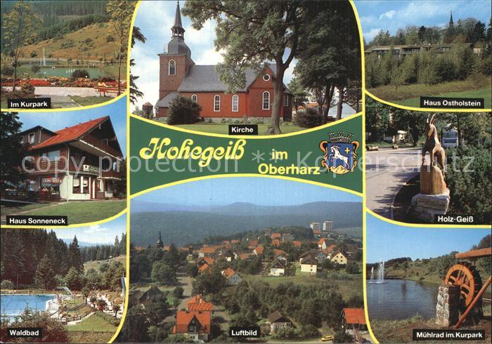 Hohegeiss Harz Kurpark Haus Sonneneck Ostholstein Waldbad Muehlrad Kirche