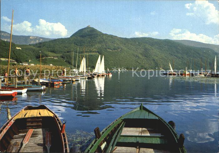 Bolzano Lago di Caldaro Bootsanlegestelle