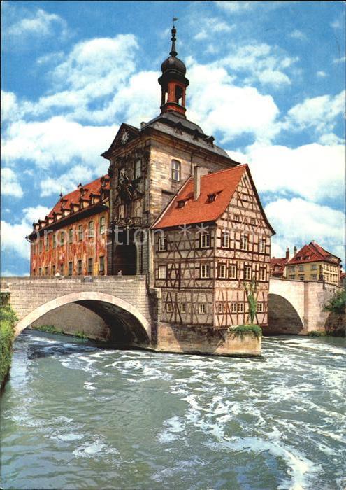 Bamberg Altes Rathaus Regnitz