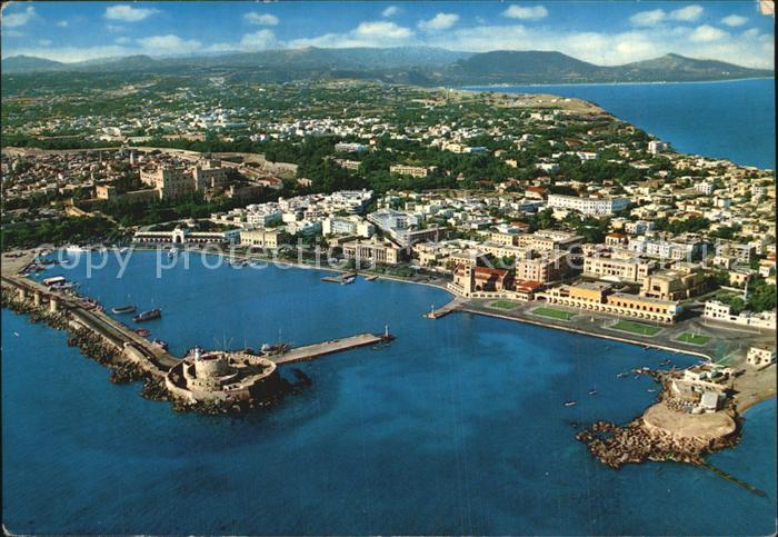 Rhodos Rhodes aegaeis Stadtansicht