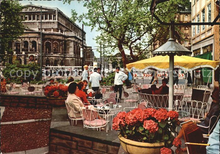 Frankfurt Main Cafe Opernplatz Alte Oper