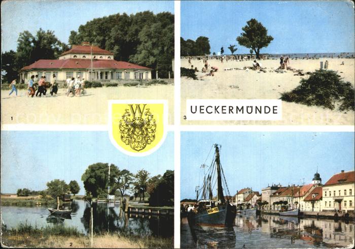 Ueckermuende Mecklenburg Vorpommern HOG Strandbad Ueckermuendung alter Ueckerlau