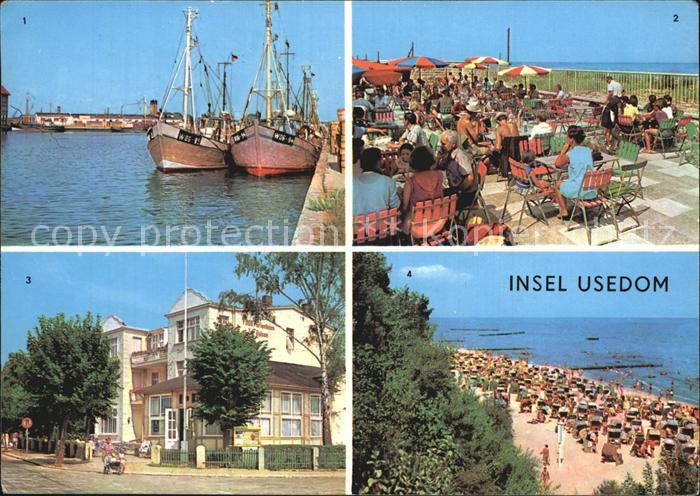 Insel Usedom Karlshagen Fischerhafen Trassenheide Kolpinsee