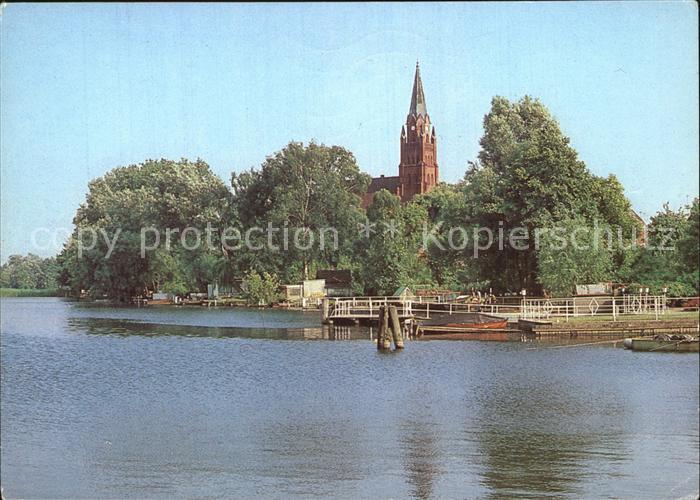 Roebel Mueritz Hafen Kirche