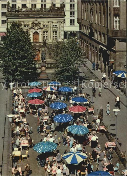 LEIPZIG Sachsen Naschmarkt Alte Handelsboerse